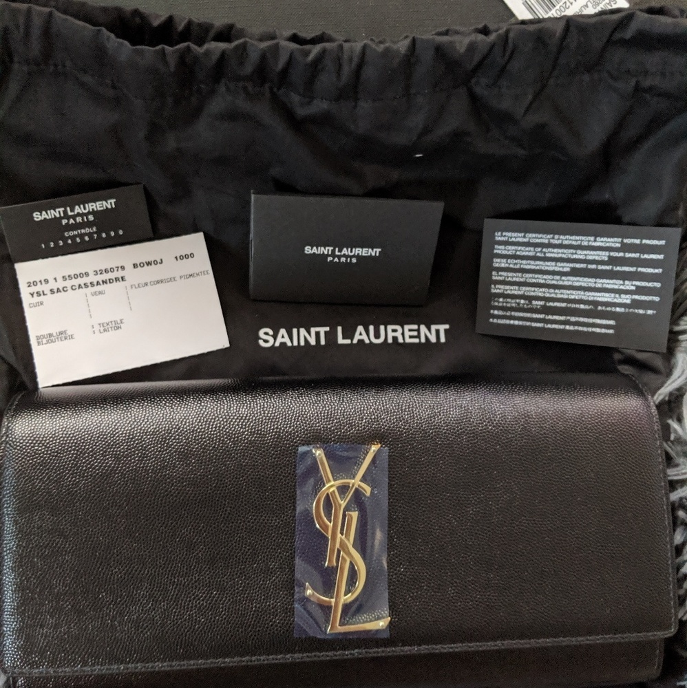 YSL Cassandre black clutch - Picture 7 of 7